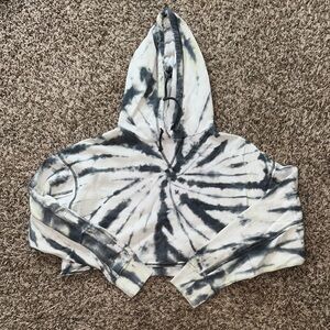 Tie-Dye Cropped Hoodie